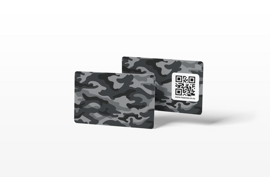 Pre Printed NFC Smart Business Card - Cammo 1.0