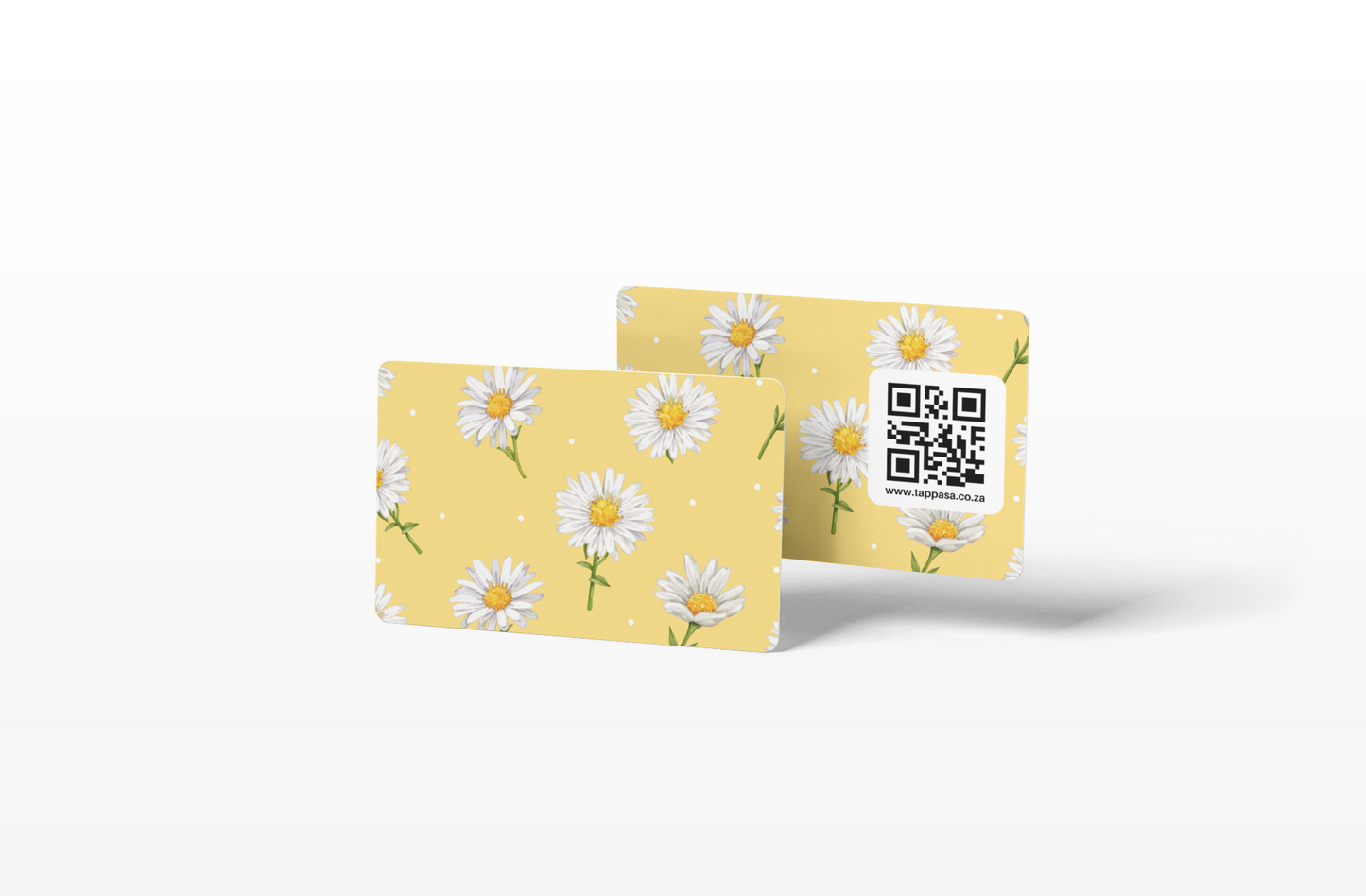 Pre Printed NFC Smart Business Card - Yellow Daisy